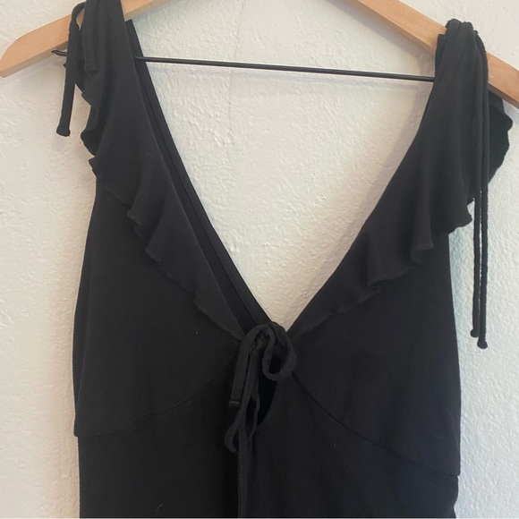 Wild Fable Black Ruffle Mini Dress - Picture 4 of 5